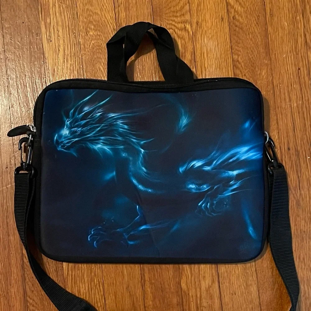 Meffort 12.5 x 10 Laptop/Tablet Padded Carrying Case - Removable Strap & Handles